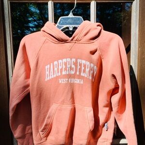 Harper’s Ferry West Virginia hoodie sweatshirt jacket pullover Child’s M NWOT